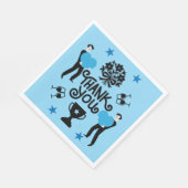 Serviette En Papier Merci (Coin)