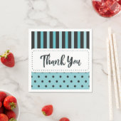 Serviette En Papier Merci (En situation)
