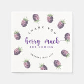 Serviette En Papier Merci (Devant)