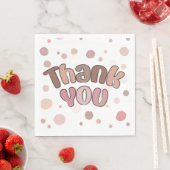 Serviette En Papier Merci (En situation)