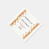 Serviette En Papier Merci AF (Coin)