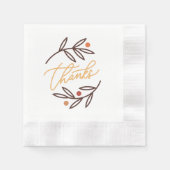 Serviette En Papier Merci beaucoup Berry (Devant)