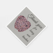 Serviette En Papier Merci Classe Appréciation École Fin de l'année (Coin)