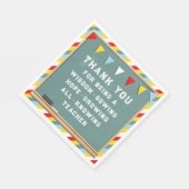 Serviette En Papier Merci d'appréciation de l'enseignant (Coin)