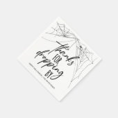 Serviette En Papier Merci d'avoir abandonné par Halloween Party Napkin (Coin)