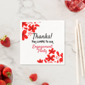 Serviette En Papier Merci d'être venu à notre événement (En situation)