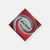 Serviette En Papier Merci Enseignant Appréciation École Merci Repas (Coin)