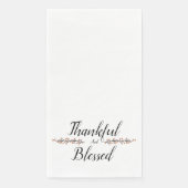 Serviette En Papier Merci et béni (Devant)