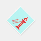 Serviette En Papier Merci, maman et papa, pour votre soutien (Coin)