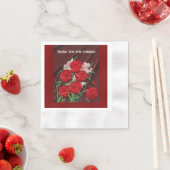 Serviette En Papier Merci Mariage (En situation)