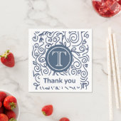 Serviette En Papier Merci Napkin (En situation)
