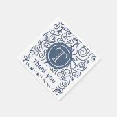 Serviette En Papier Merci Napkin (Coin)