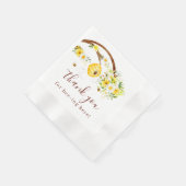 Serviette En Papier Merci Pour L'Abeille Ici Serviettes (Coin)