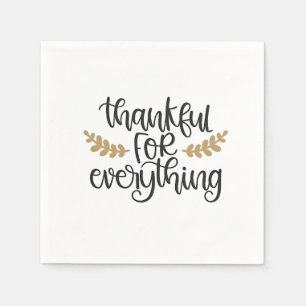 Serviette En Papier Merci pour tout Thanksgiving drôle