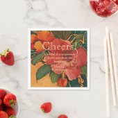 Serviette En Papier 🌹 Merci Rose Romance : Art Nouveau Splendor (En situation)