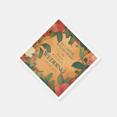 Serviette En Papier 🌹 Merci Rose Romance : Art Nouveau Splendor (Coin)