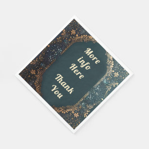 Serviette En Papier Merci serviettes mariage