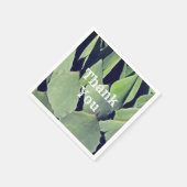 Serviette En Papier Merci Sud-Ouest Style Agave Appréciation (Coin)