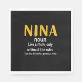 Serviette En Papier Mère Art Nina Définition (Devant)