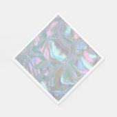 Serviette En Papier Mère de Pearl Joli Mariage papier serviettes (Coin)