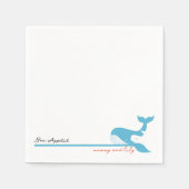 Serviette En Papier Mère en gros et baleine (Devant)