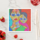 Serviette En Papier Mère et Fils (En situation)