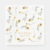 Serviette En Papier Mère Goose Nursery Rhyme Tournesol (Devant)