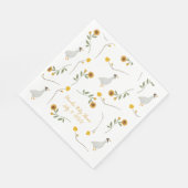 Serviette En Papier Mère Goose Nursery Rhyme Tournesol (Coin)