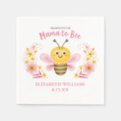 Serviette En Papier Mère mignonne à Baby shower serviettes (Devant)