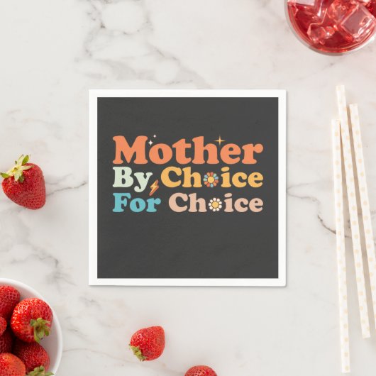 Serviette En Papier Mère Par Choix Pour Choix Super Rétro (En situation)
