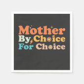 Serviette En Papier Mère Par Choix Pour Choix Super Rétro (Devant)