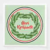 Serviette En Papier Meri Kirihimete Maori Joyeux Noël (Devant)