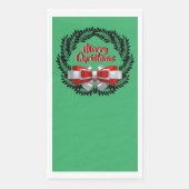 Serviette En Papier Meri Kirihimete Maori pour Joyeux Noël (Devant)