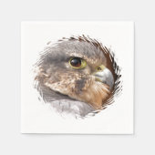SERVIETTE EN PAPIER MERLIN FALCON OISEAU DE PREY (Devant)