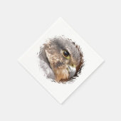 SERVIETTE EN PAPIER MERLIN FALCON OISEAU DE PREY (Coin)