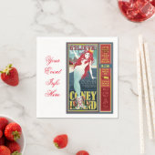 Serviette En Papier mermaid (En situation)