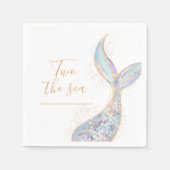 Serviette En Papier Mermaid 2e anniversaire (Devant)
