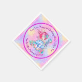 Serviette En Papier Mermaid 3e anniversaire Modifier Modifier Modifier (Coin)