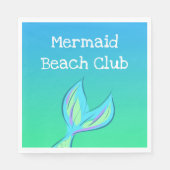 Serviette En Papier Mermaid Beach Club (Devant)