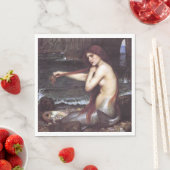 Serviette En Papier Mermaid by J W Waterhouse, 1901 (En situation)