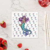 Serviette En Papier Mermaid Iole (En situation)
