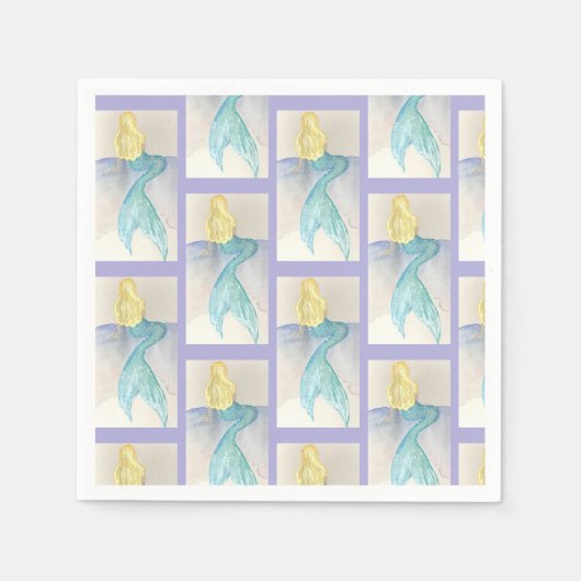 Serviette En Papier Mermaid plus formidable (Devant)