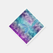 Serviette En Papier Mermaid Queue Sous La Mer Anniversaire Serviettes (Coin)