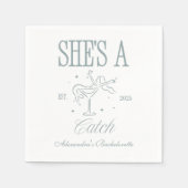 Serviette En Papier Mermaid Shes a Catch Celebration (Devant)