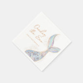 Serviette En Papier Mermaid Tail Anniversaire (Coin)