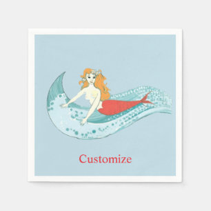 Serviette En Papier Mermaid Thunder_Cove