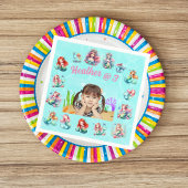 Serviette En Papier Mermaids Under the Sea Photo Party Anniversaire de