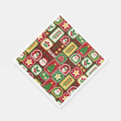 Serviette En Papier Merry and Bright Christmas  (Coin)