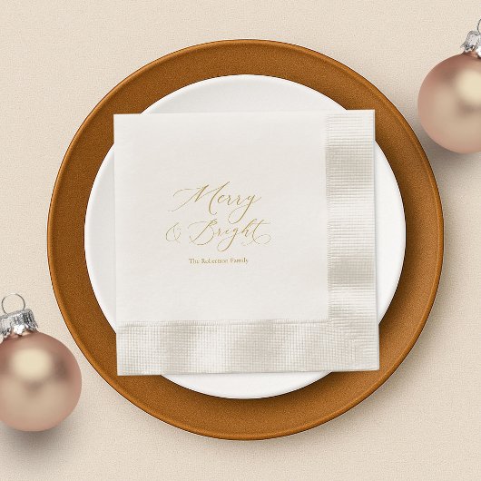 Serviette En Papier Merry & Bright Christmas Paper Napkins