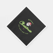 Serviette En Papier Merry Christmas and Happy New Year (Coin)